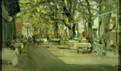 Café in Jalta, 1905 von Konstantin Alekseevich Korovin